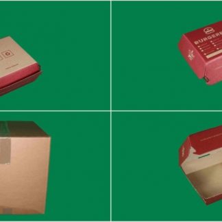 FF HAMBURGER BOX BRAUN - VPE 360Stk.